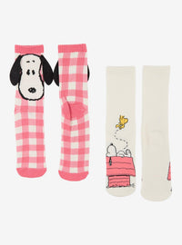 Calcetines Peanuts de Snoopy y Woodstock, 2 pares