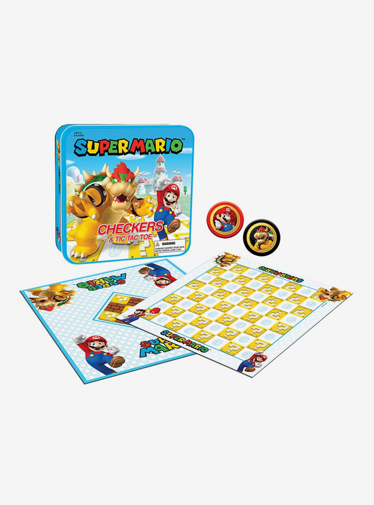 Set de Damas y Tres en Raya Super Mario Bros.