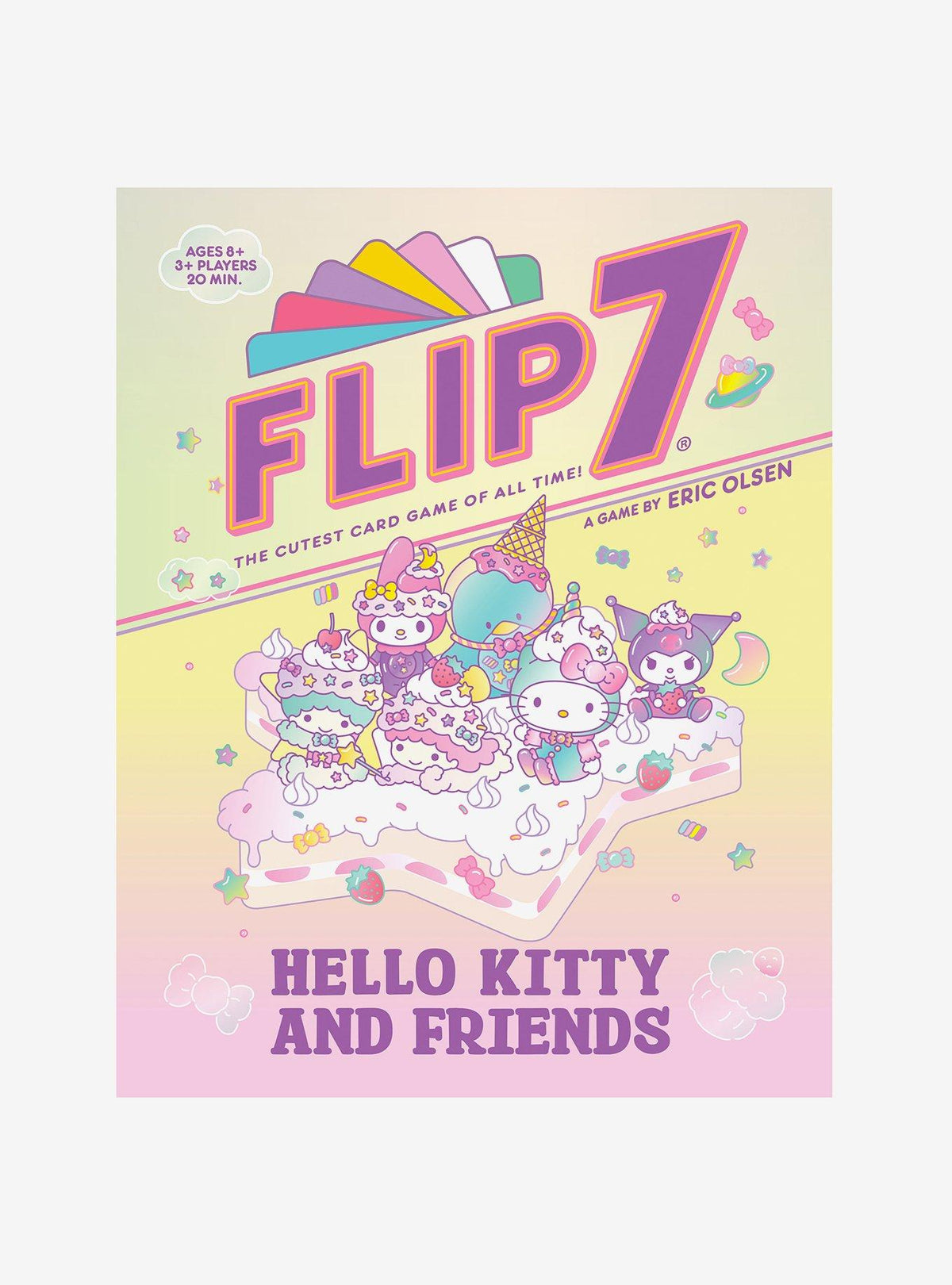 Sanrio Hello Kitty y sus amigos: juego de cartas Flip 7