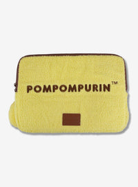 Funda de peluche Pompompurin para laptop de 35,6 cm