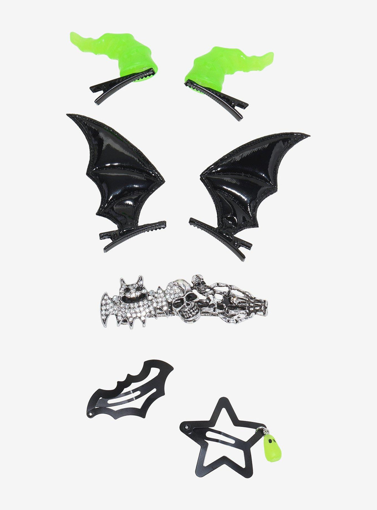 Set de pinches para el pelo de Halloween