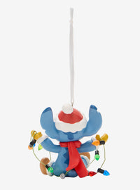 Adorno de Stitch con luces de Navidad