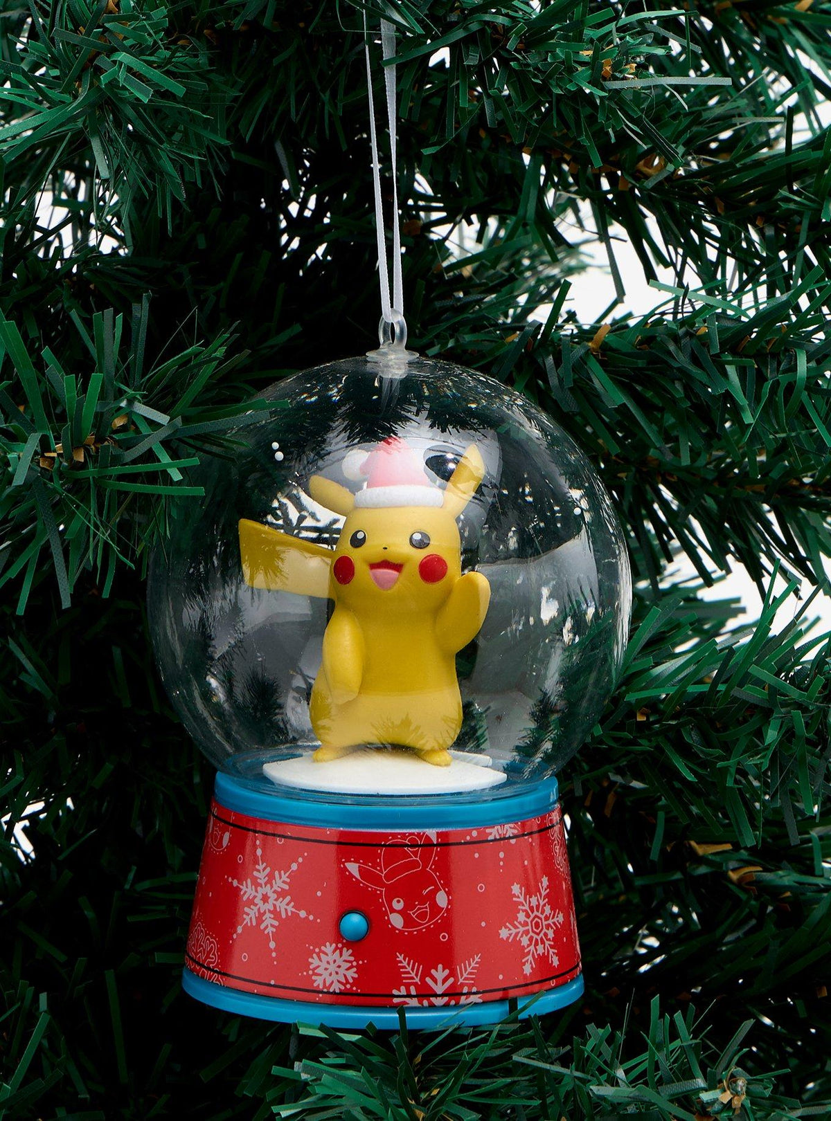 Adorno musical de bola de nieve de Pokémon Pikachu