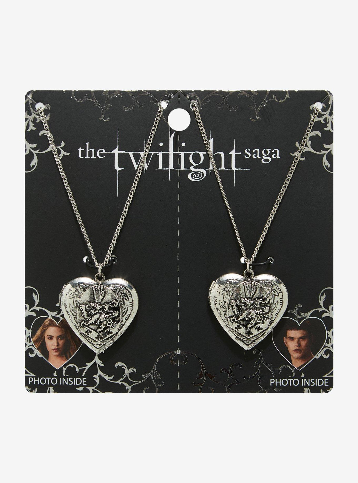 Set de collares con relicarios de Rosalie y Emmett