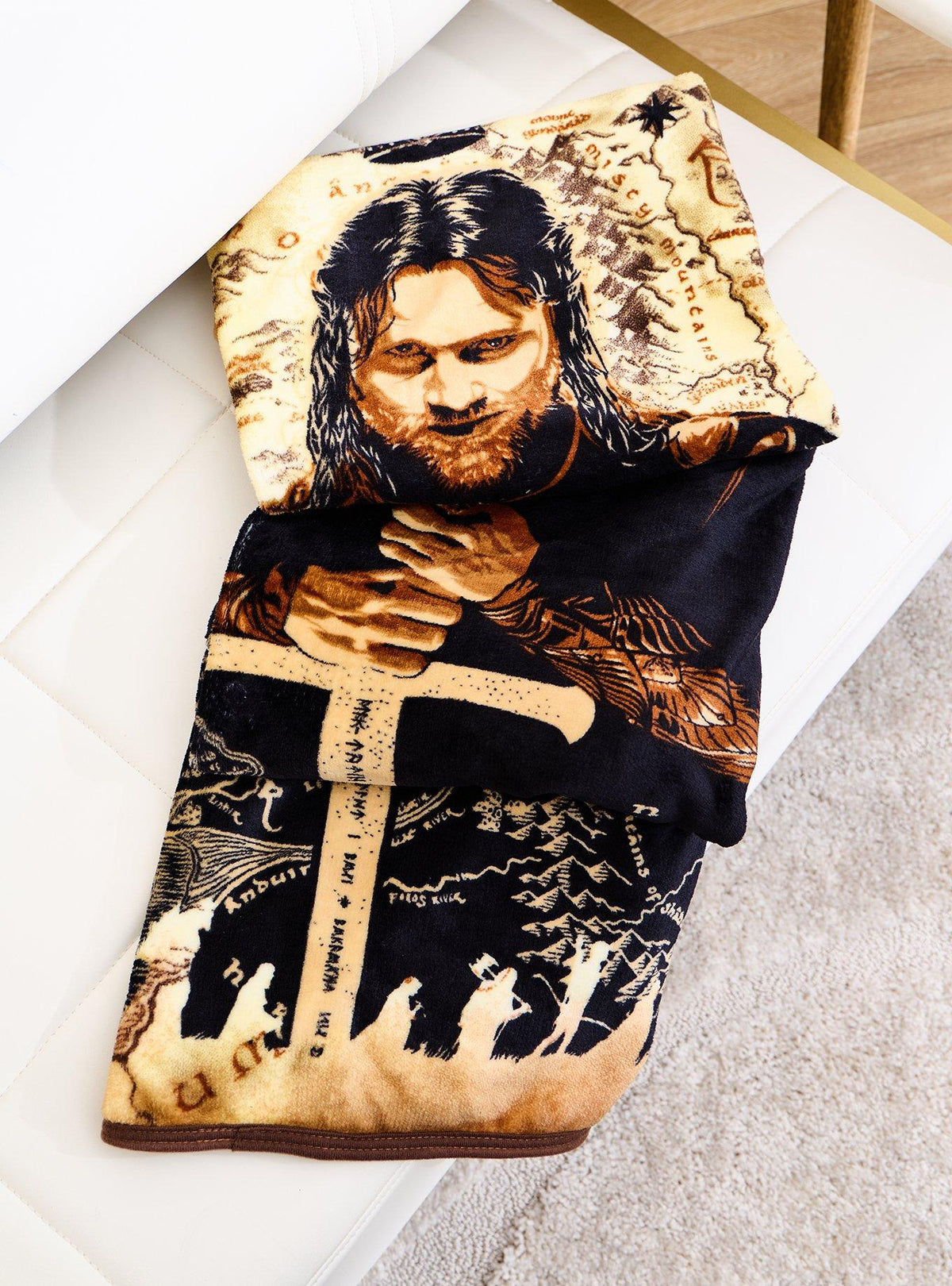 Manta The Lord of the Rings con Aragorn