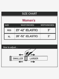 Cinturón ajustable de Wonder Woman con collage floral