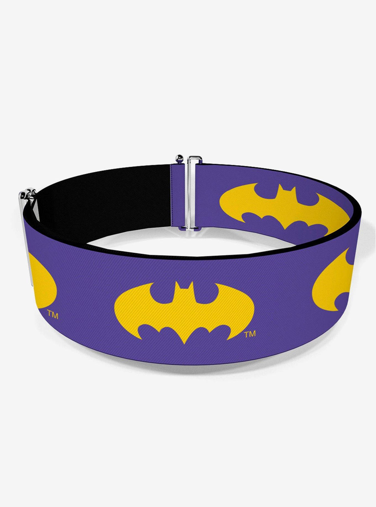 Cinturón ajustable Batman morado y amarillo