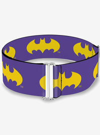 Cinturón ajustable Batman morado y amarillo