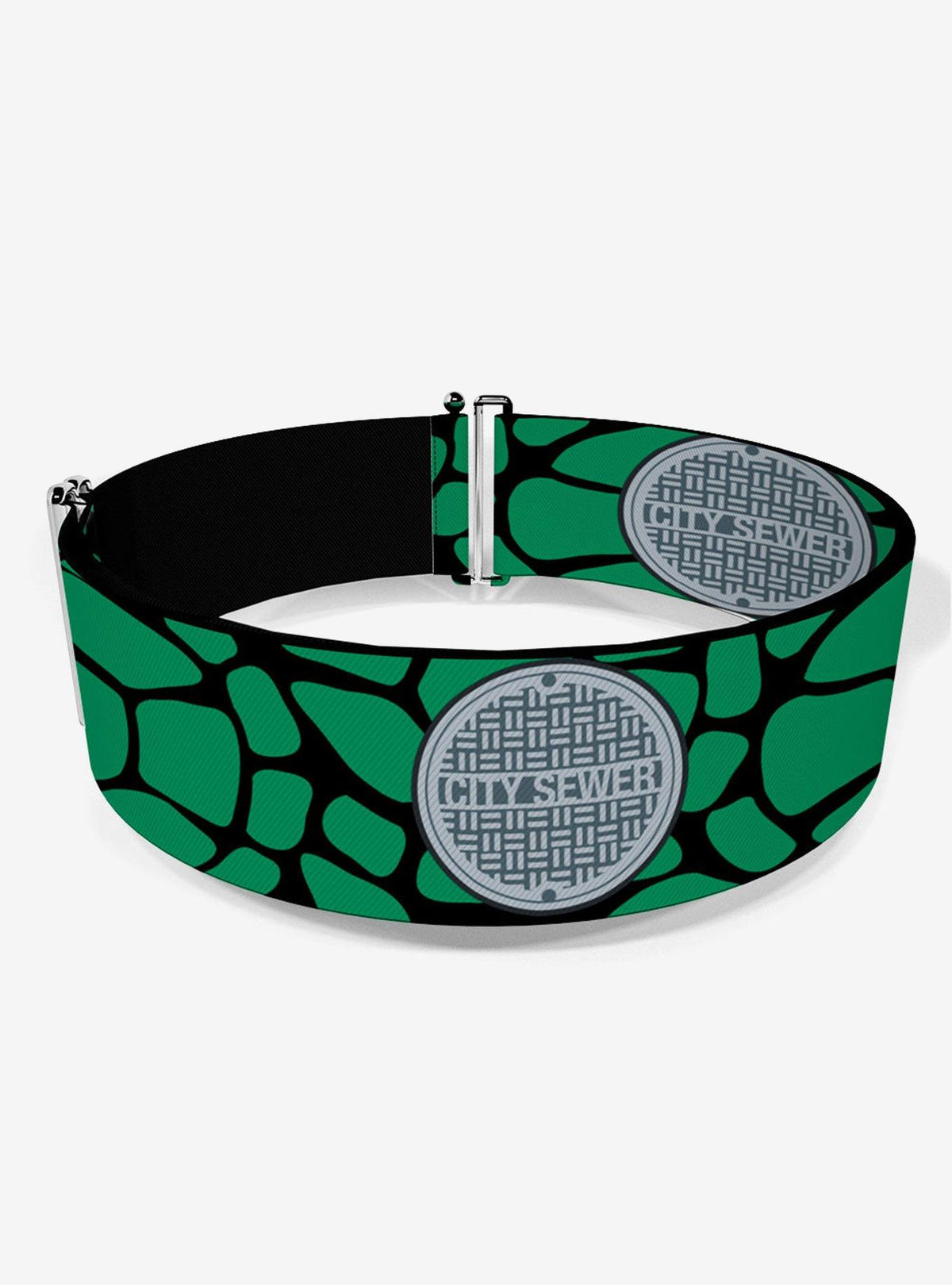 Cinturón elástico ajustable Tortugas Ninja negro