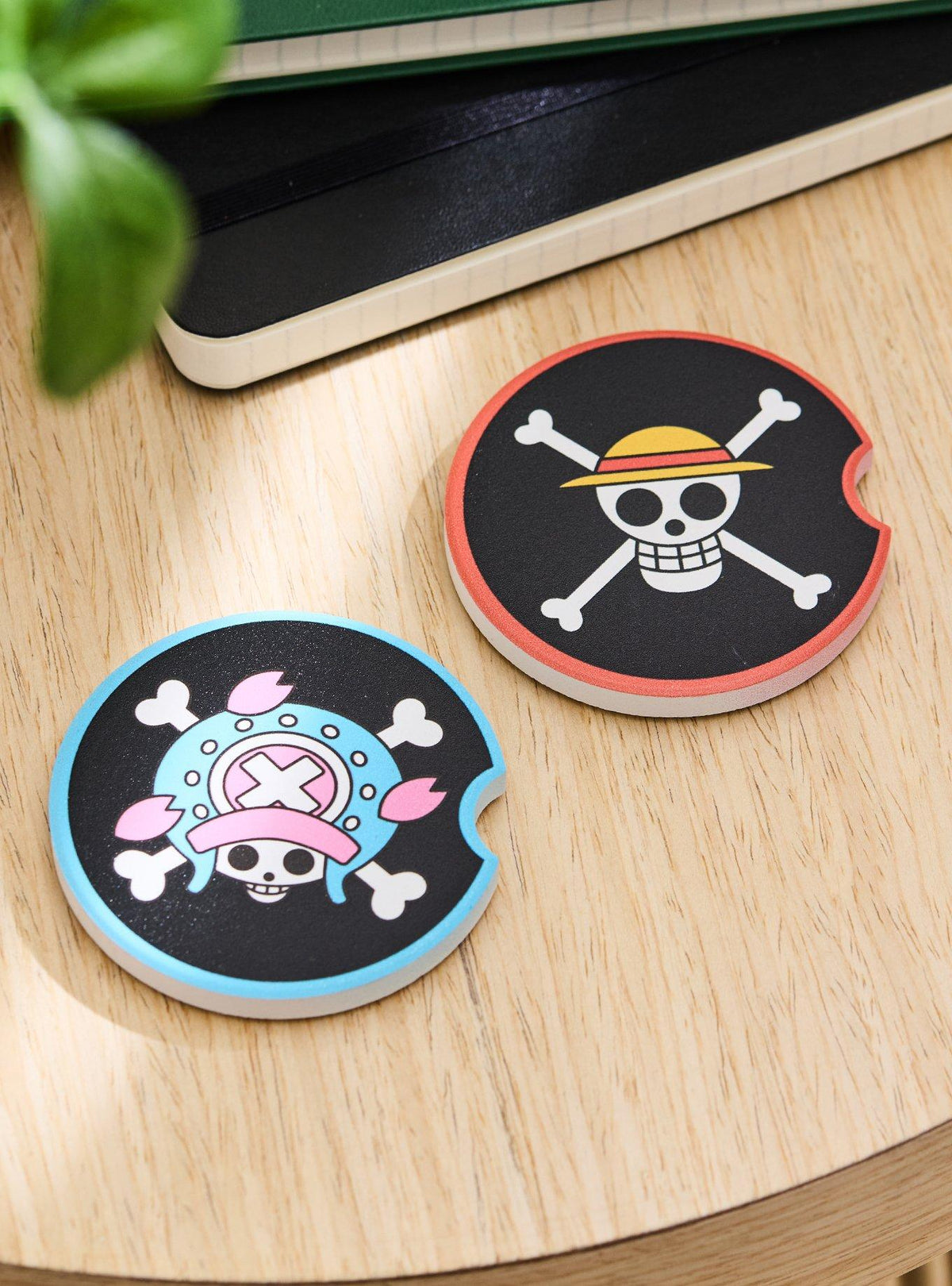 Set de 2 posavasos para auto One Piece