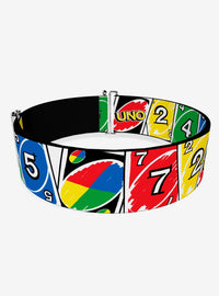 Cinturón elástico ajustable UNO con diseño de cartas