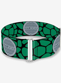 Cinturón ajustable Teenage Mutant Ninja Turtles negro