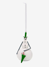 Adorno de Jack Skellington como muñeco de nieve