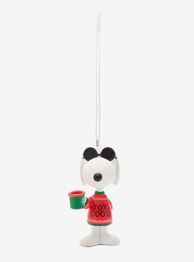 Adorno navideño de Snoopy Joe Cool