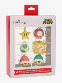 Set de 6 mini adornos de Super Mario