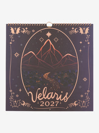 Calendario 2027 de Velaris: A Court of Thorns and Roses