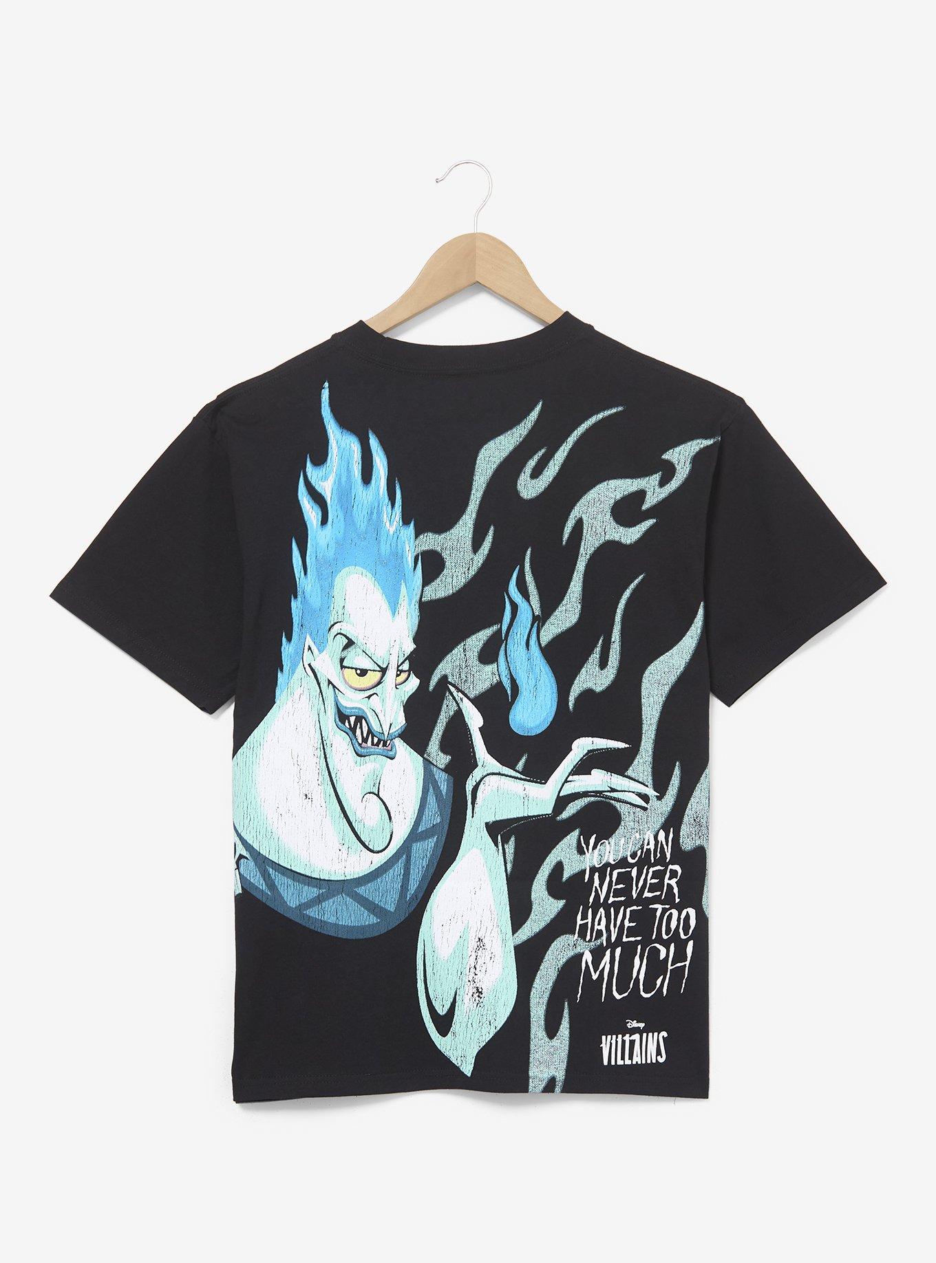 Polera Hercules Hades con llamas
