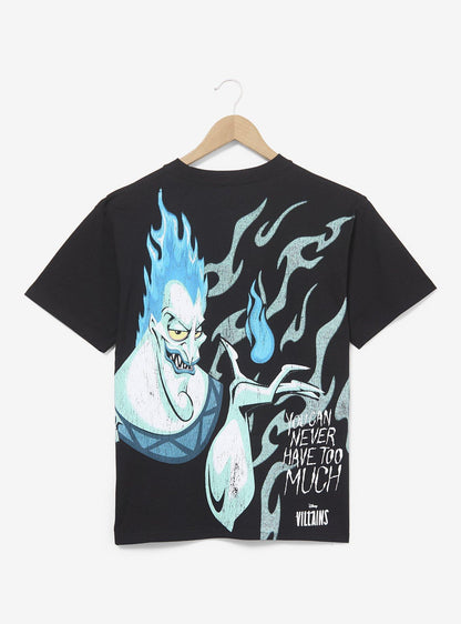 Polera Hercules Hades con llamas
