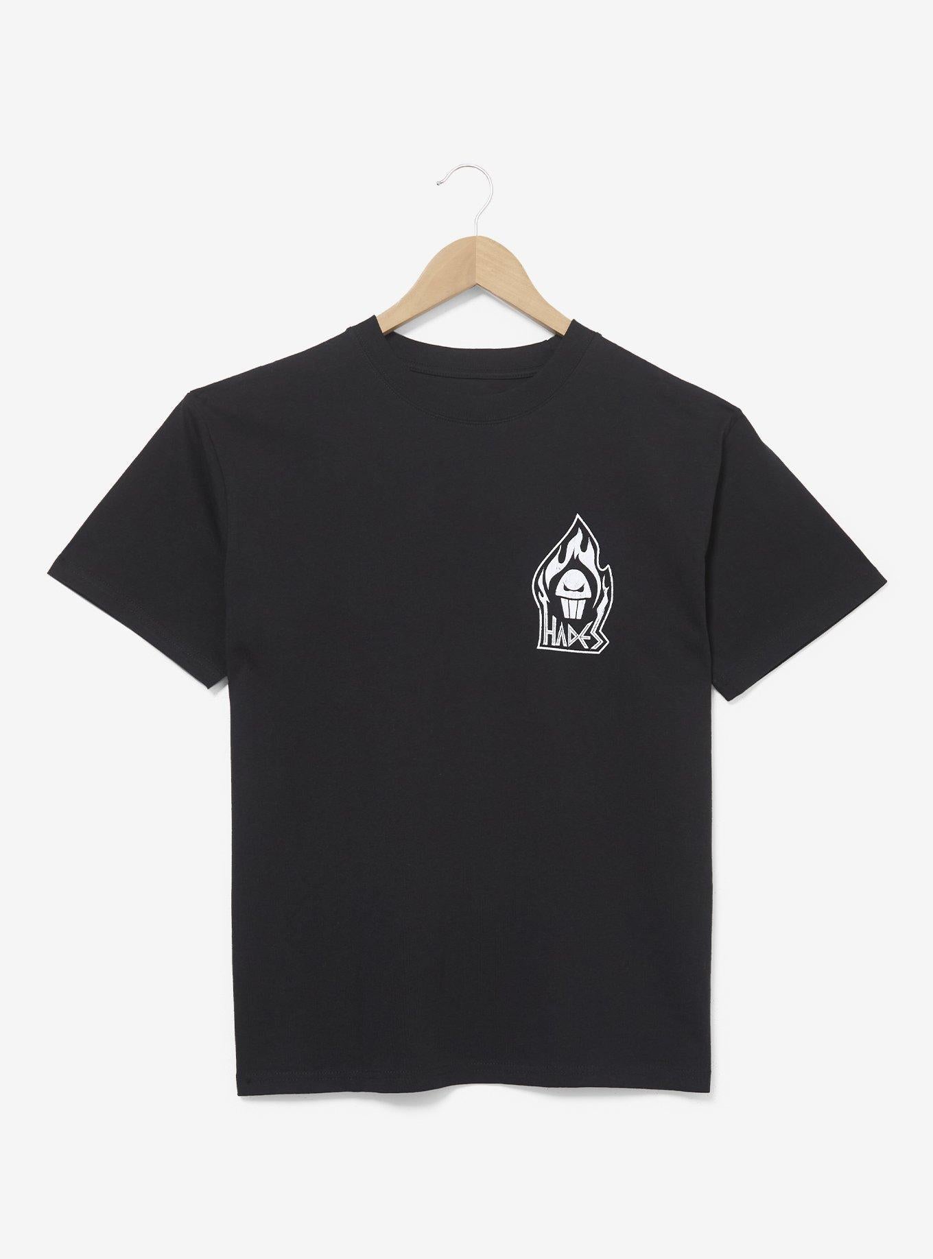 Polera Hercules Hades con llamas