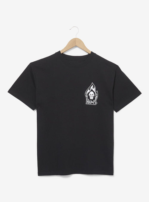 Polera Hercules Hades con llamas