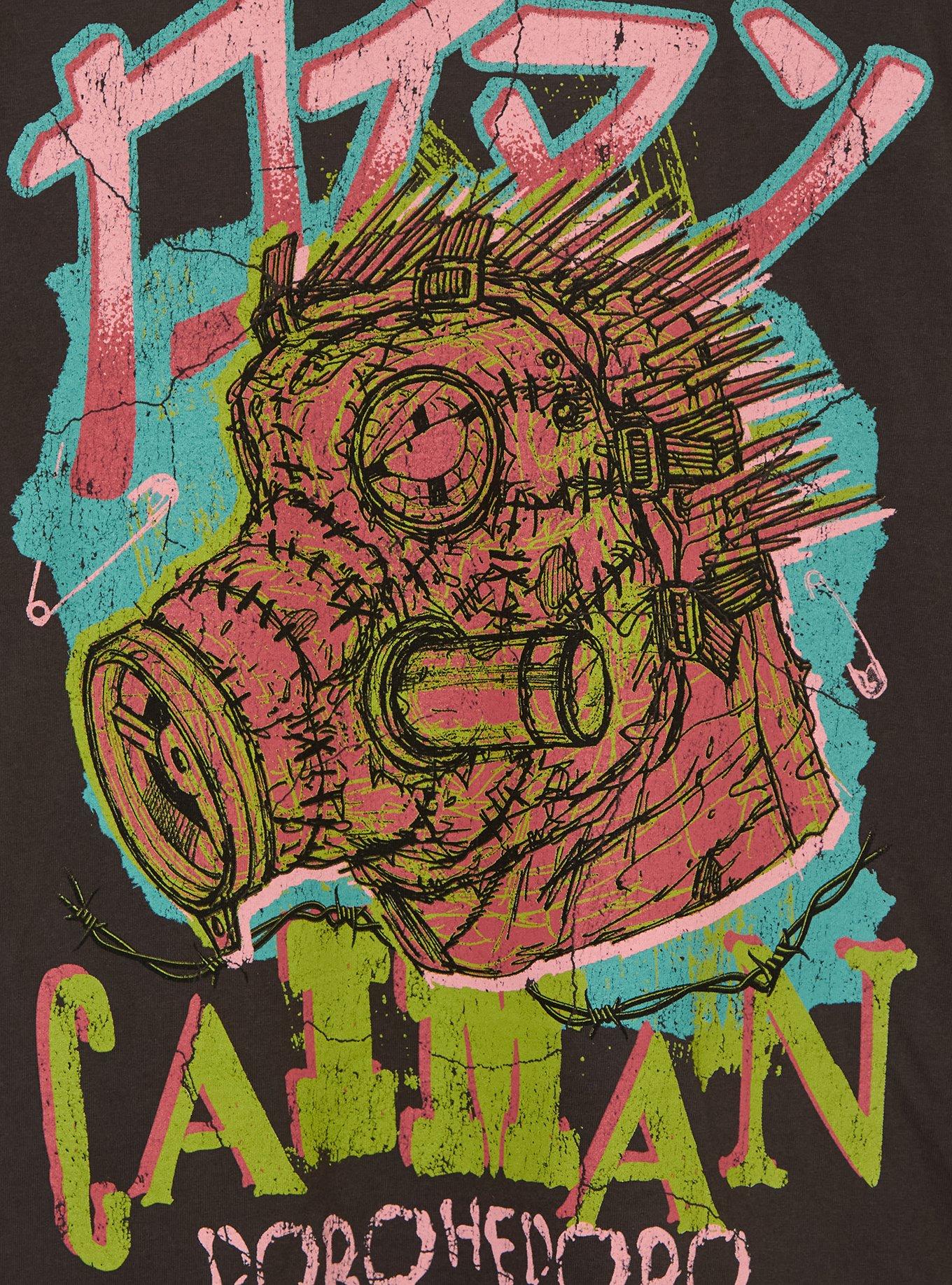 Polera retrato tonal de Caiman de Dorohedoro