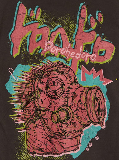 Polera retrato tonal de Caiman de Dorohedoro