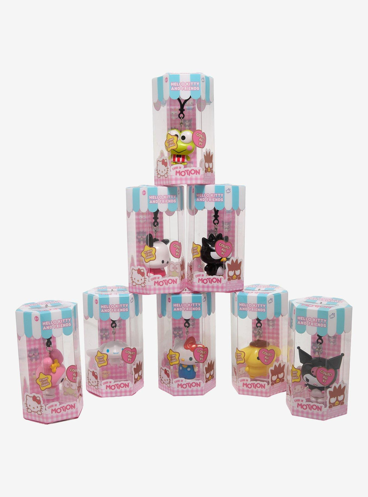 Clip sorpresa para bolso Hello Kitty y amigos