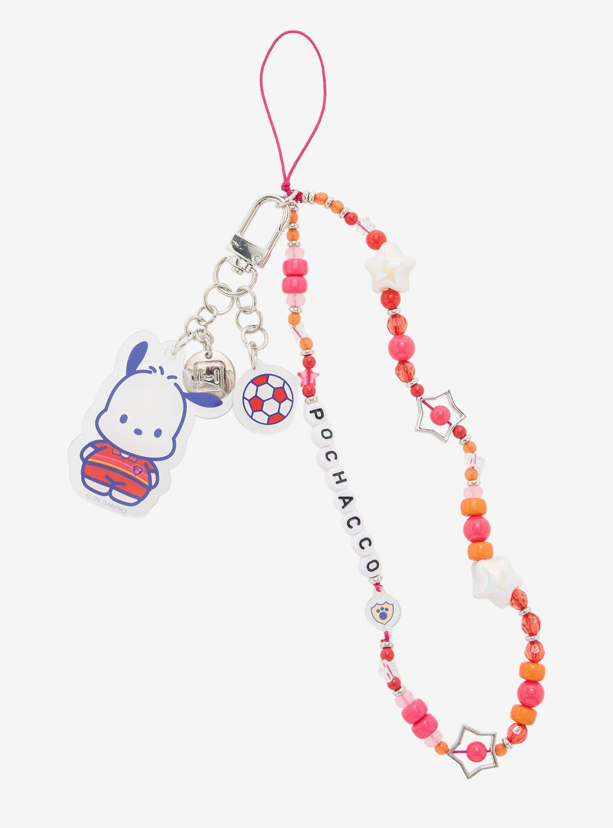 Colgante para celular de Pochacco futbolista