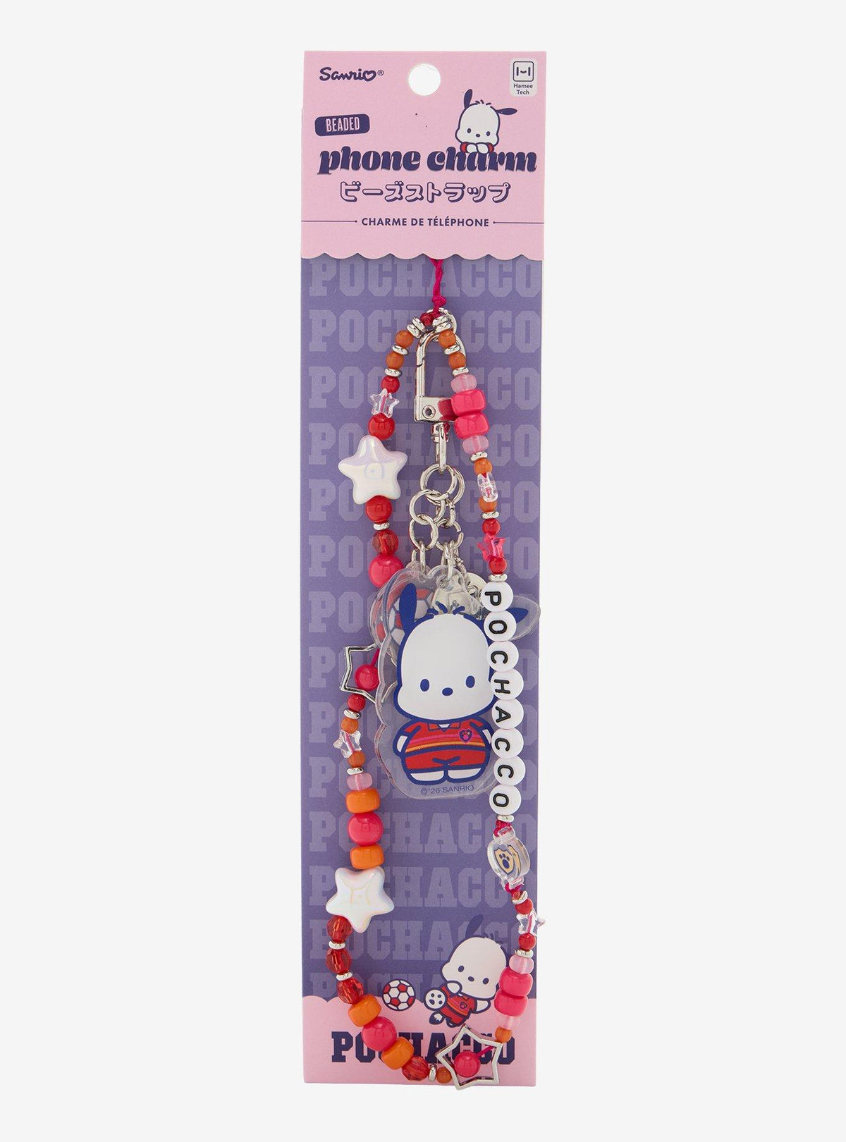 Colgante para celular de Pochacco futbolista