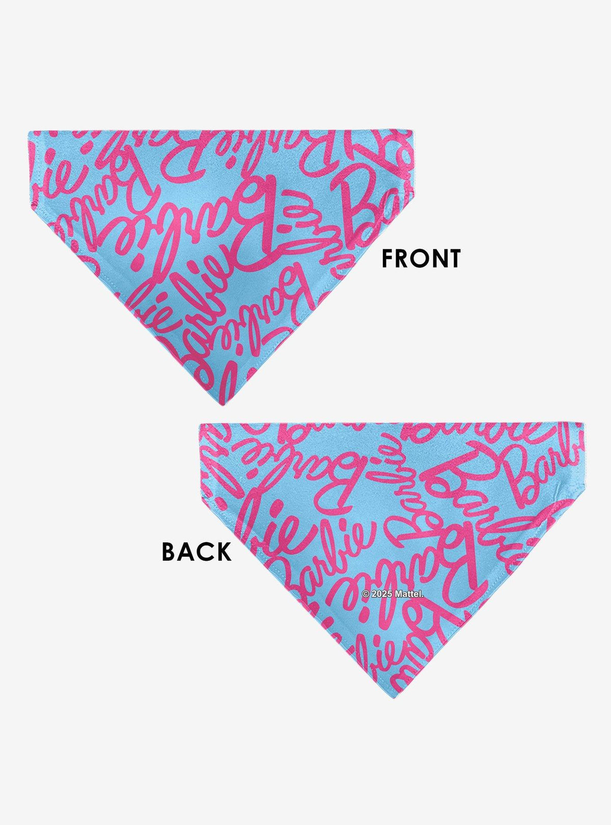Barbie - Bandana para mascota con diseño de autógrafos
