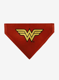 Bandana para perro Wonder Woman con logo WW