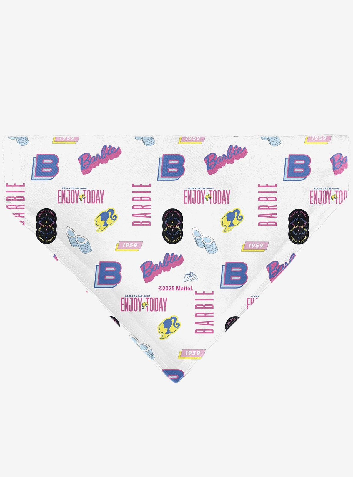 Bandana Barbie Enjoy Today para collar de mascota
