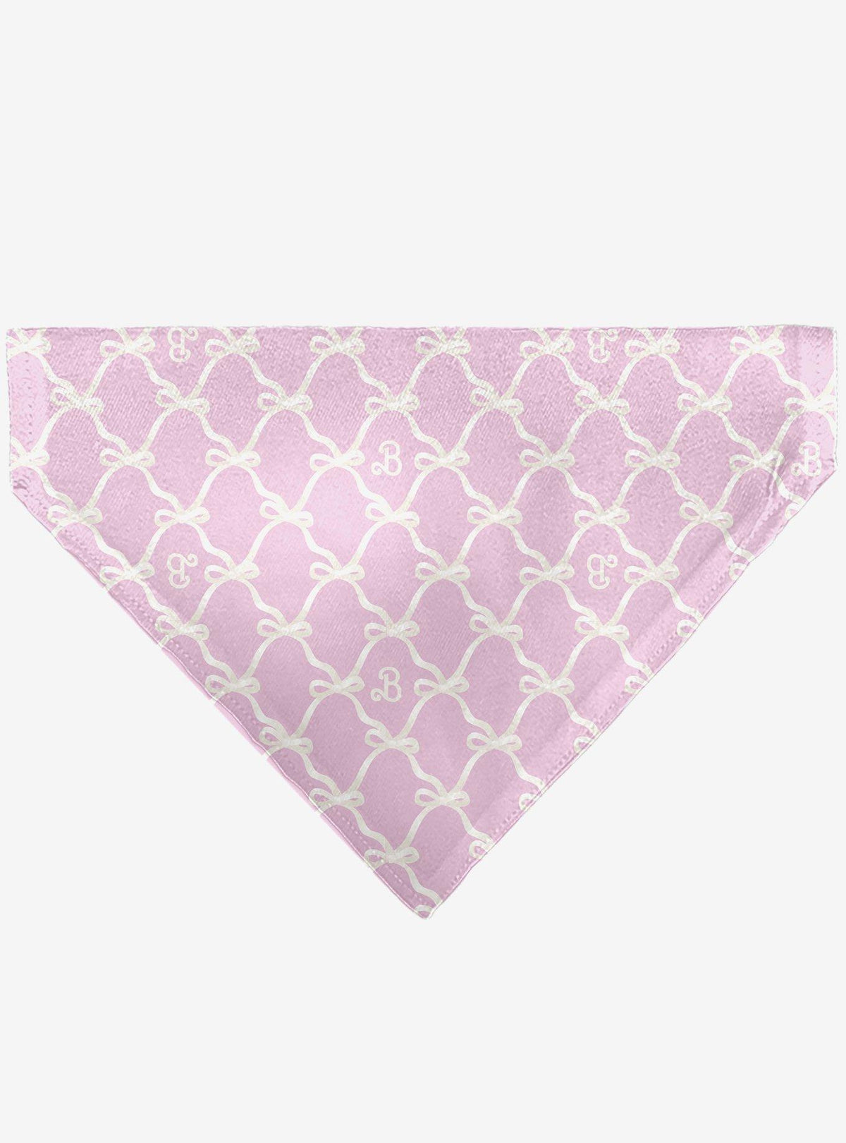 Bandana para mascota Barbie con moño y monograma B