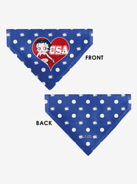 Bandana para mascota Betty Boop con lunares