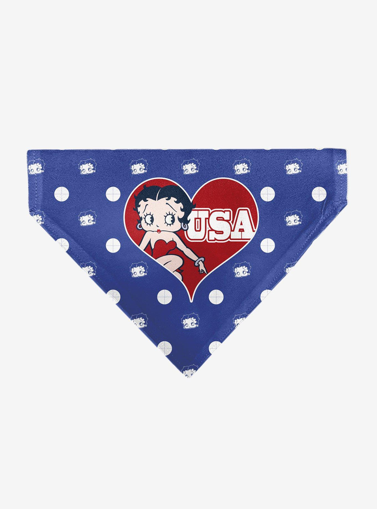 Bandana para mascota Betty Boop con lunares