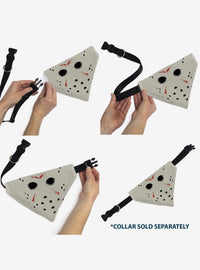 Bandana para mascota Friday the 13th con máscara de hockey