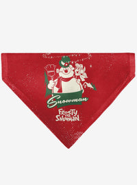 Bandana para mascota Frosty the Snowman con Karen