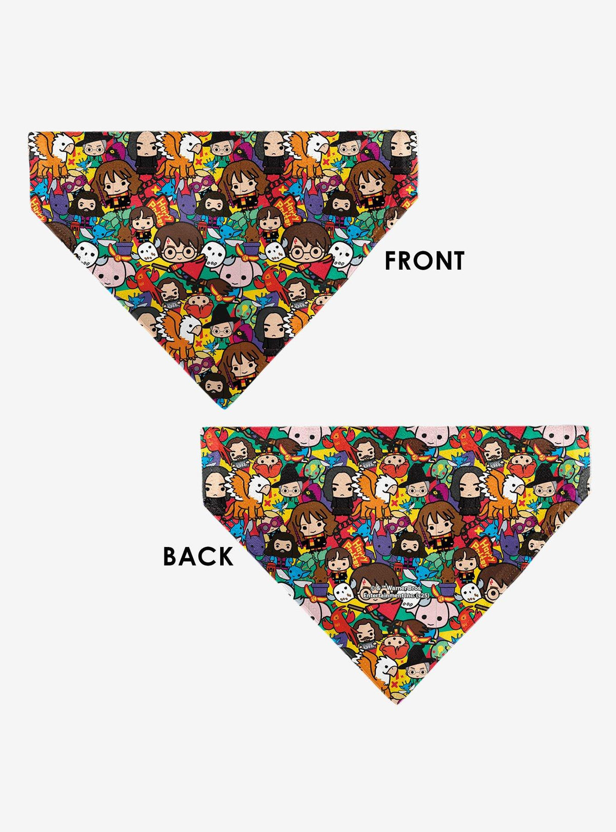 Bandana Harry Potter de personajes chibi para mascotas