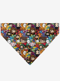 Bandana Harry Potter de personajes chibi para mascotas
