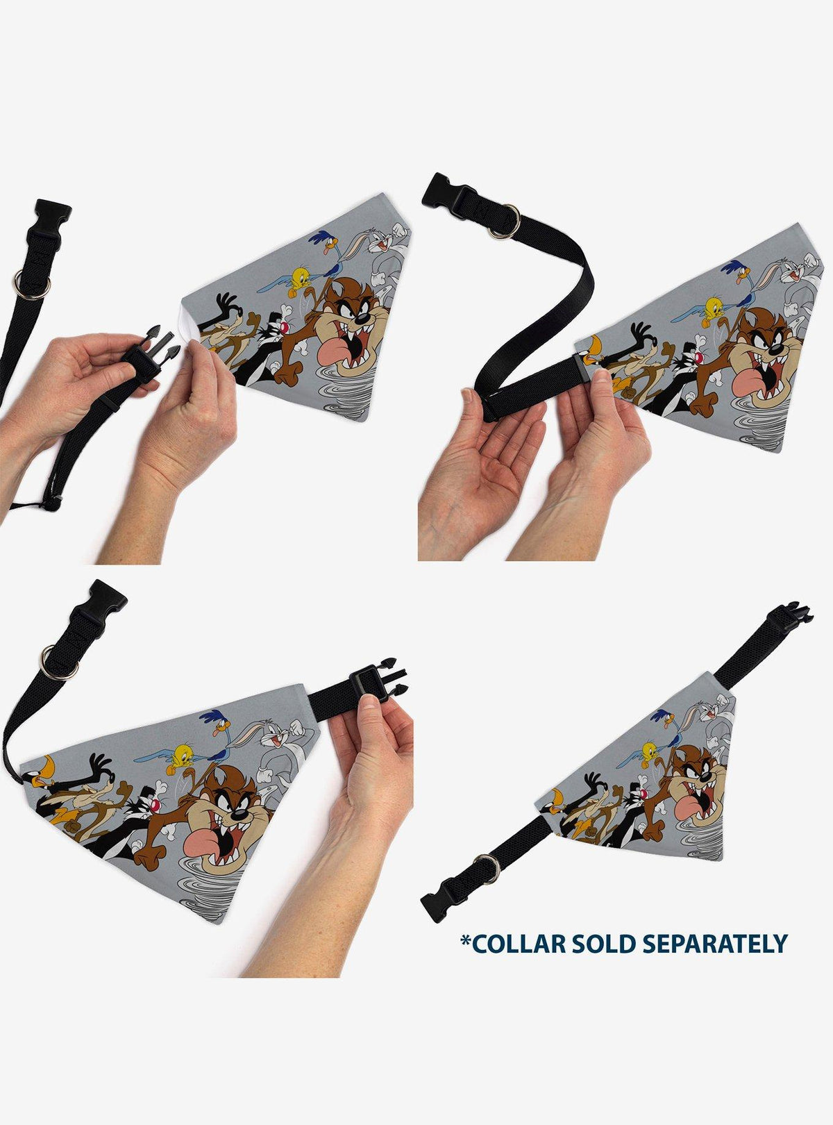 Bandana para mascota Looney Tunes con personajes