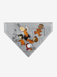 Bandana para mascota Peanuts con astronautas flotantes