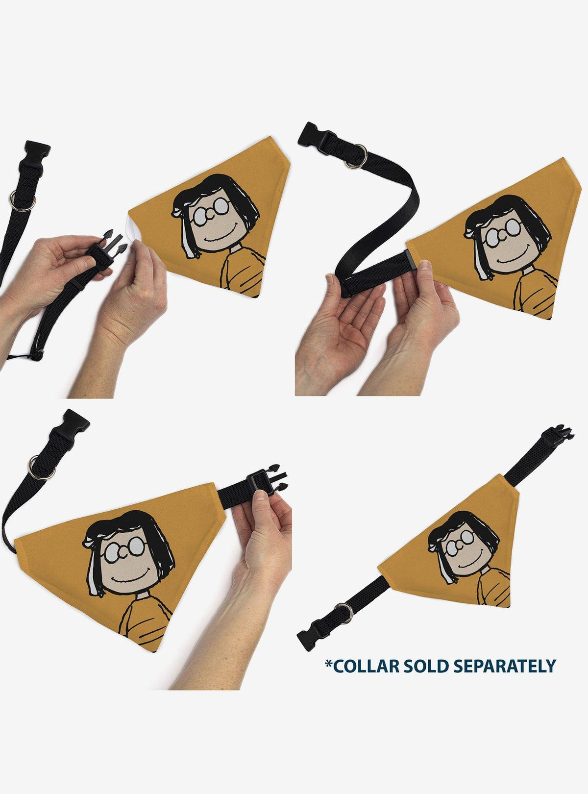 Bandana para mascota Peanuts con Marcie sonriente