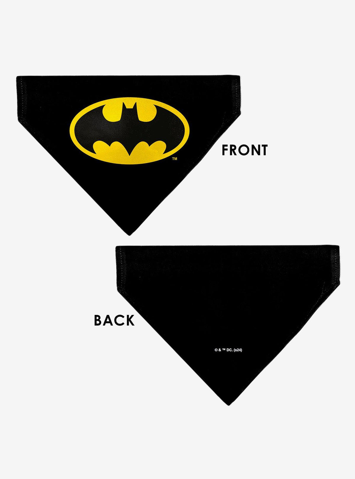 Bandana para mascota Batman con logo del escudo