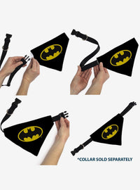 Bandana para mascota Batman con logo del escudo