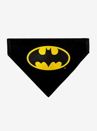 Bandana para mascota Batman con logo del escudo