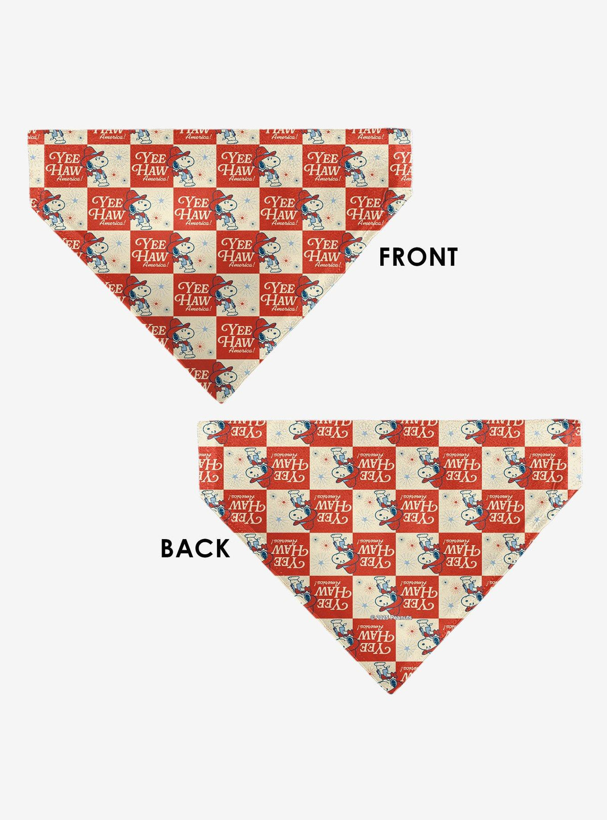 Bandana para mascota Peanuts Snoopy Yee Haw America