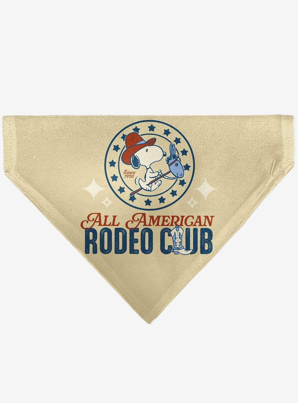 Bandana para mascota Snoopy de Peanuts, Rodeo Club