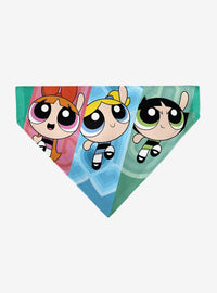 Bandana para mascota Las Chicas Superpoderosas en vuelo