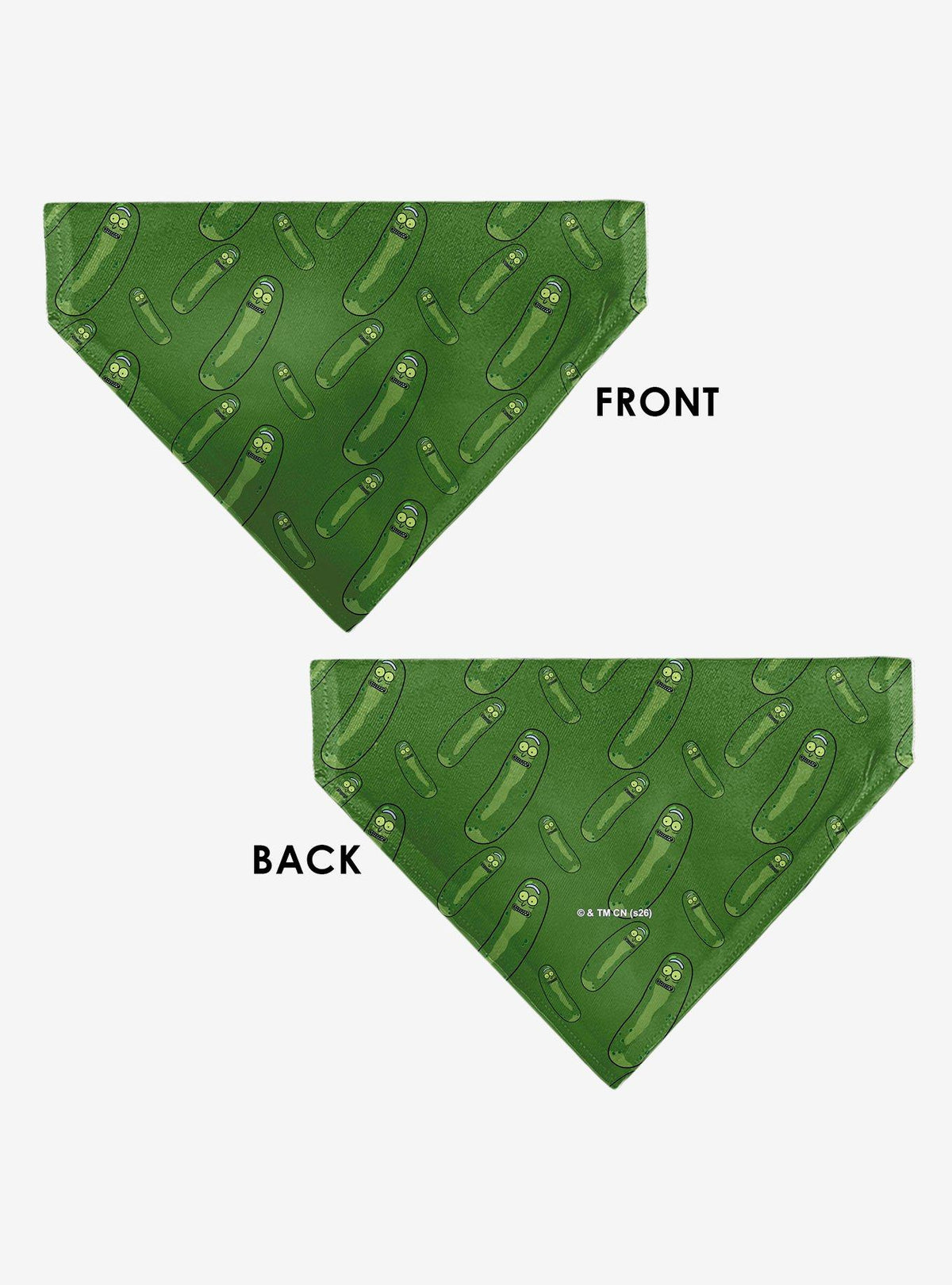 Bandana para mascota Rick and Morty Pickle Rick