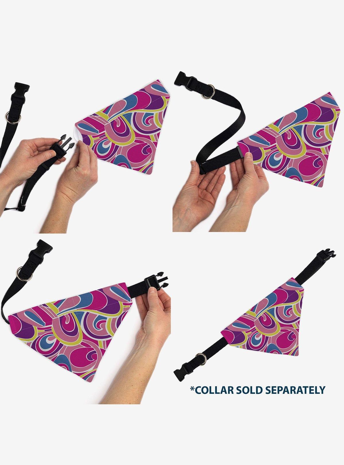 Bandana Barbie multicolor para mascota